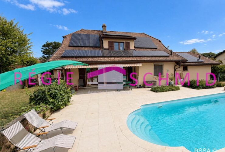 Villa individuelle de 8,5 pièces à Trélex au calme avec piscine